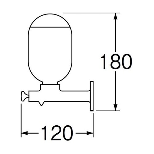 W161 プッシュ石ケン水容器