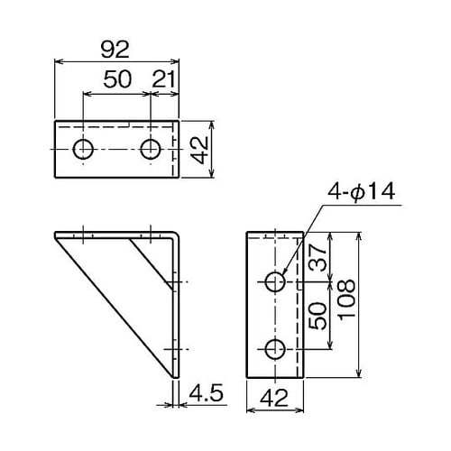 41A81 ネグストラット フレーム金具
