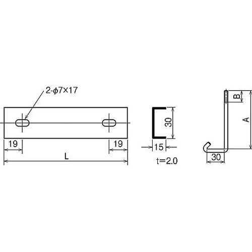 78ACVC40 アルミ カバークランプ