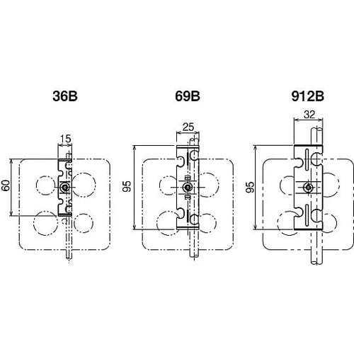 ボックス支持金具 吊ボルト用 1箱(20