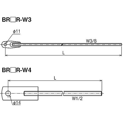 BR1045R−W4 右ネジボルト