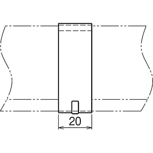 カバー止め金具 1箱(20個入) DF7