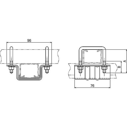 交差支持金具 1箱(10個入) DHCR