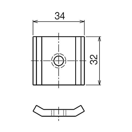 ダクター中ナット 1箱(100個入) D