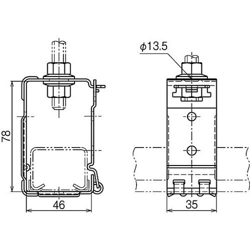 レースウェイ吊り金具 1箱(10個入)