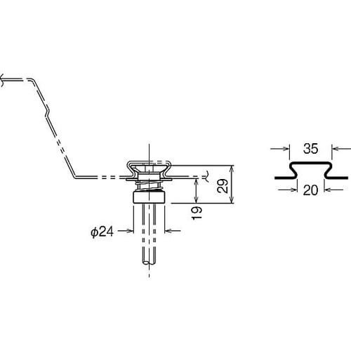 スーパーEデッキ用吊り金具 1箱(10個