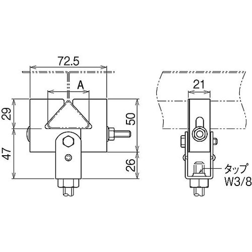 ハイデッキ用吊り金具 1箱(10個入)