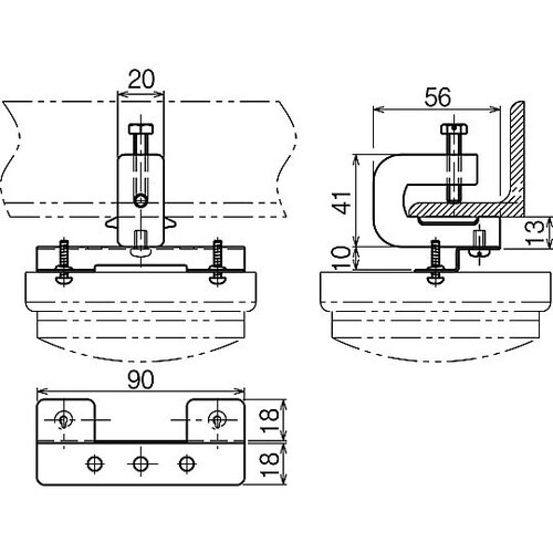 感知器取付金具 1箱(10組入) HK1