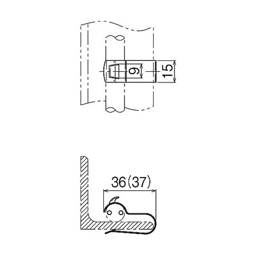 ケーブル支持金具 1箱(20個入) LR