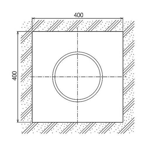 モルタル埋め戻し用受け材 1箱(10枚入