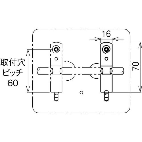 丸鋼全ネジSWBOX支持金具 1箱(20