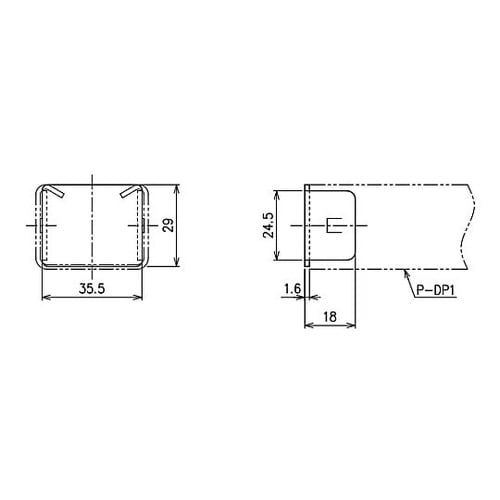 エンドキャップ 標準色塗装 1箱(20個