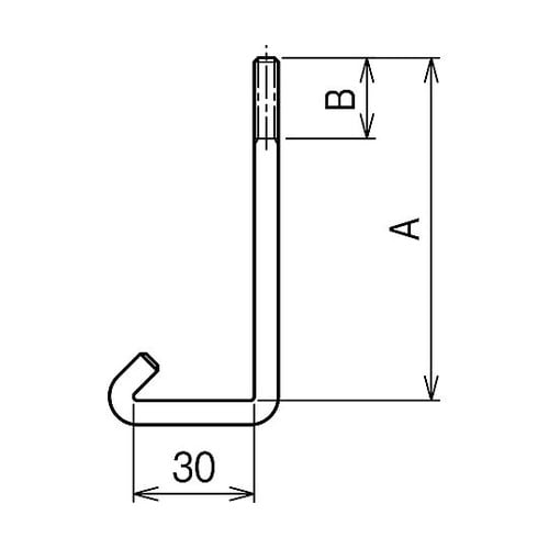 カバークランプ用フックB S 1箱(20