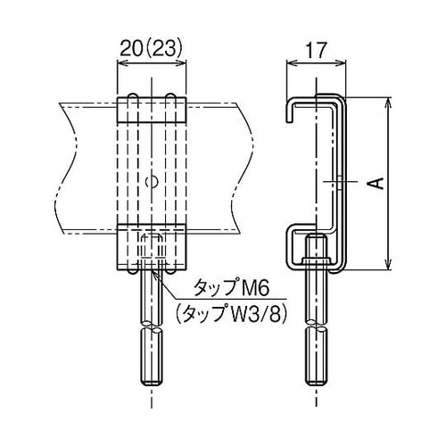 照明器具支持金具 1箱(20個入) T3