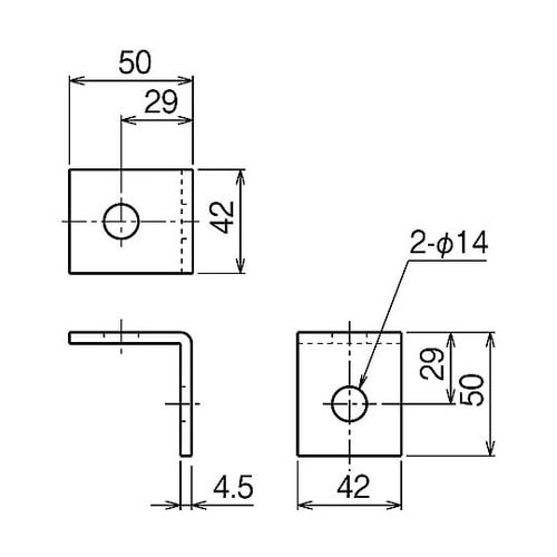 フレーム金具 溶融亜鉛 1箱(10個入)