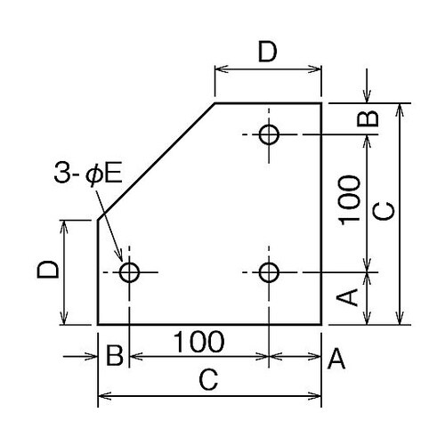 Z−50AGP アングル架台プレート溶融