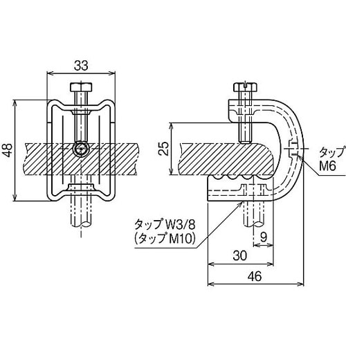 パイラック 吊り金具溶融亜鉛 1箱(10
