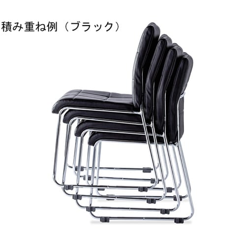 会議用チェア オリーブDX ブラウン 4