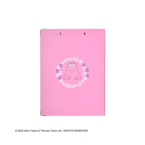 バーバパパ クリップボード ピンク/パー
