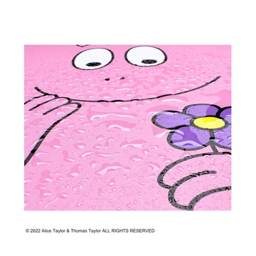 バーバパパ クリップボード ピンク/パー