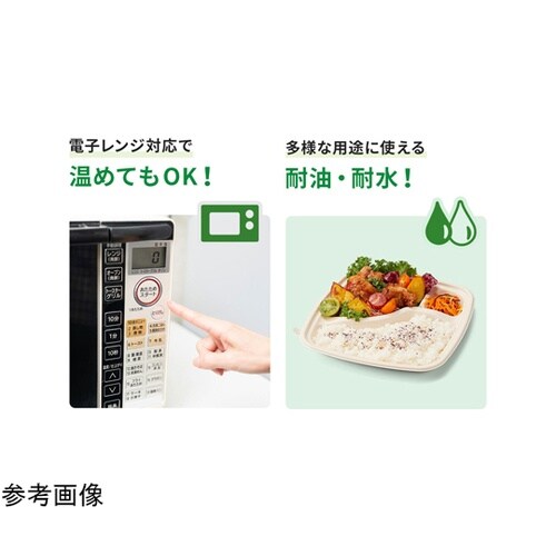 BB竹バガス 弁当容器 N23−23A