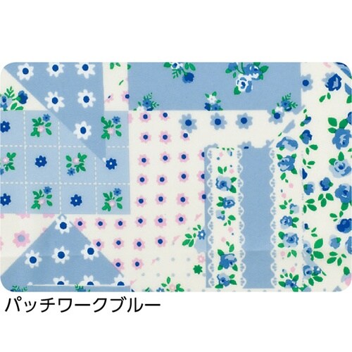 食事用エプロン パッチワーク ブルー 3