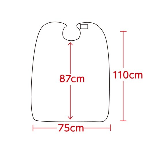 食事用エプロン パッチワーク ブルー 3