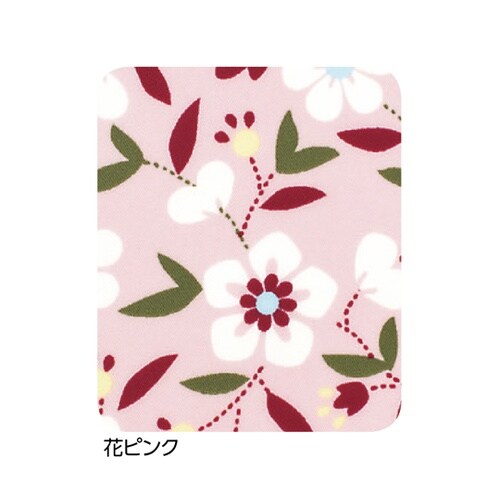 食事用エプロン 花 ピンク 38918