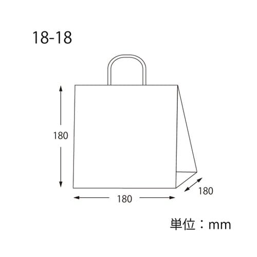 手提げ紙袋 Pスムースバッグ 18−18