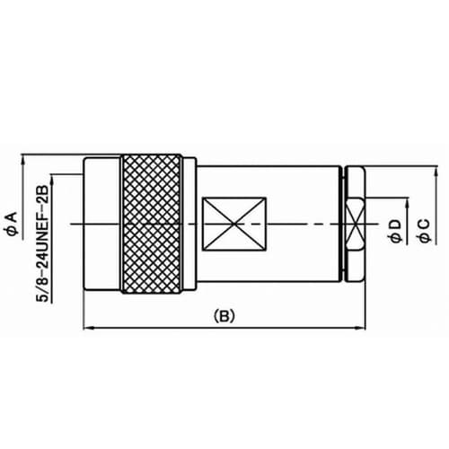 N型コネクタ/プラグ NP−5D