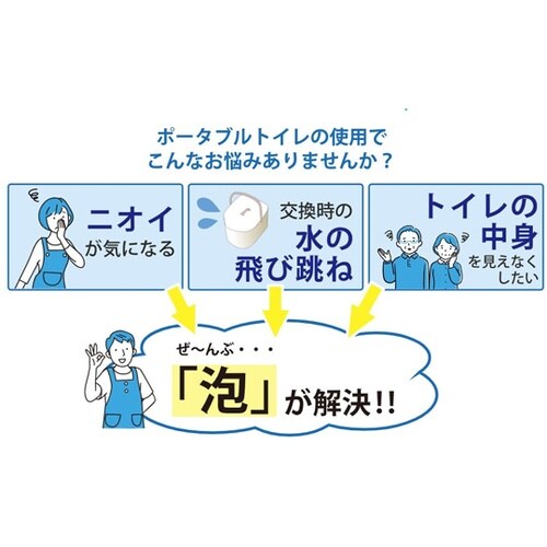 介護のお助け泡スプレー ポータブルトイレ