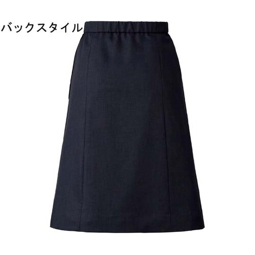 Aラインスカート BCS2708 ネイビ