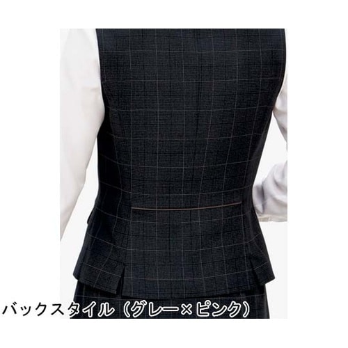 ベスト AV1285 グレイ×ピンク 5