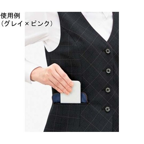 ベスト AV1285 ネイビー×ブルー