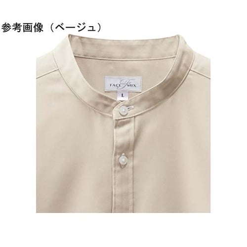 バンドカラー長袖シャツ FB4567U