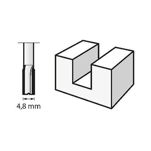 4.8x 1.4mm ルータービット E