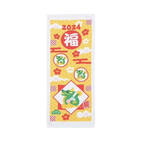 【正月粗品】干支フェイスタオル 辰 9