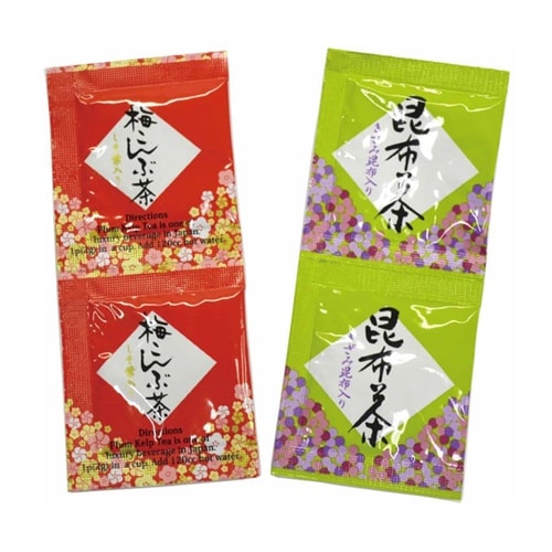 招福 昆布茶・梅昆布茶パック 100個