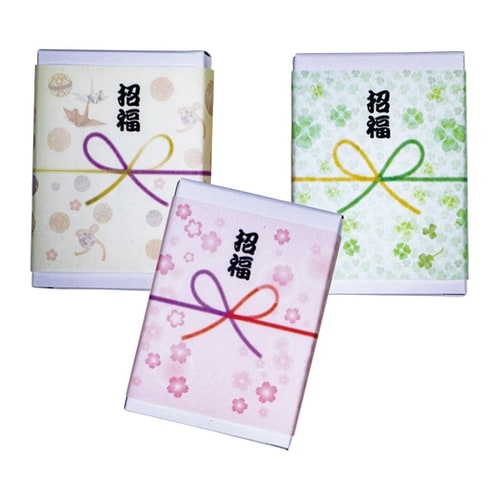 おみくじ入りあられ&純金茶 80個 38