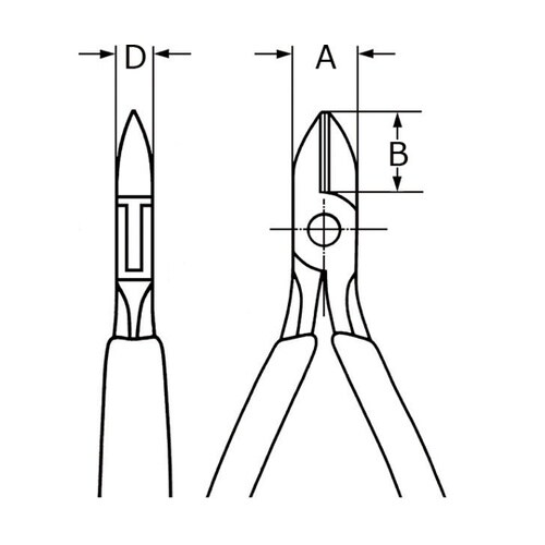 エレクトロニクスニッパー 鏡面磨き 11