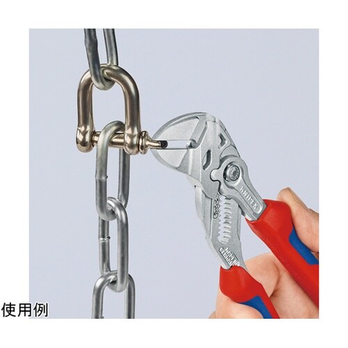 プライヤーレンチ パック入り 180mm