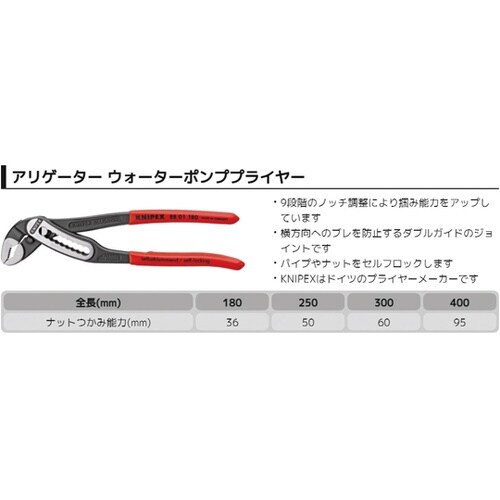 アリゲーターXL ウォーターポンププライ