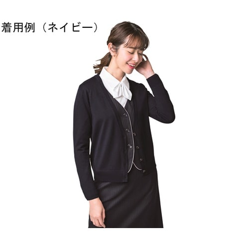 ENJOY カーディガン ブラック L