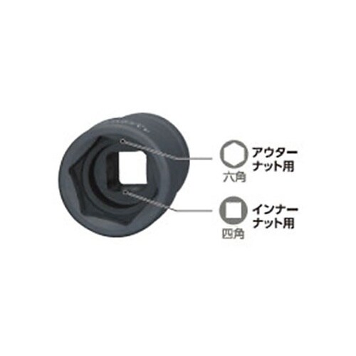 1”DR/41x19mm ホイールナット