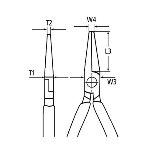 160mm 絶縁ラジオペンチ(グリップ/