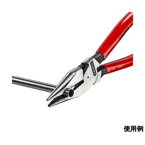 185mm ニードルノーズペンチ(カッタ
