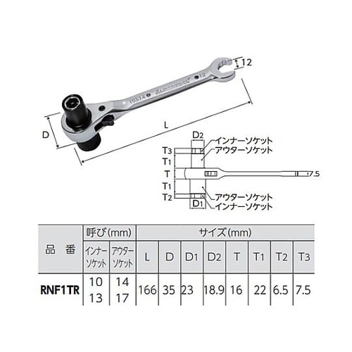 10x13mm/14x17mm/12mm