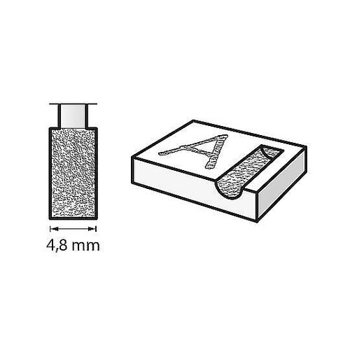 4.8x10.0mm/3.2mm軸 ダイ