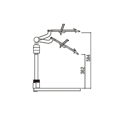 200x240x584mm テレホンスタ