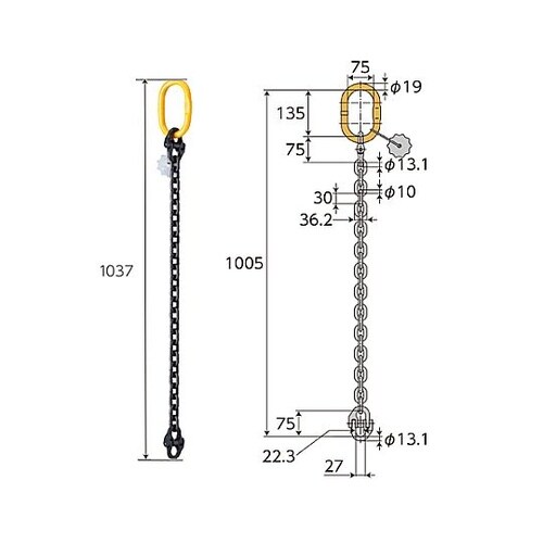 3.0ton チェーンフック EA981
